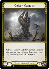 Goliath Gauntlet (Golden) [FAB064] (Promo)  Cold Foil | Silver Goblin