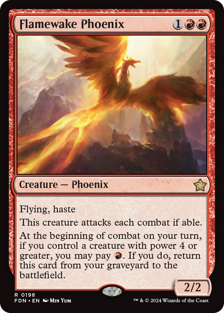 Flamewake Phoenix [Foundations] | Silver Goblin