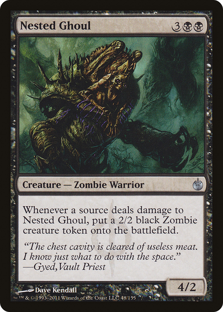 Nested Ghoul (048) Foil - Mirrodin Besieged