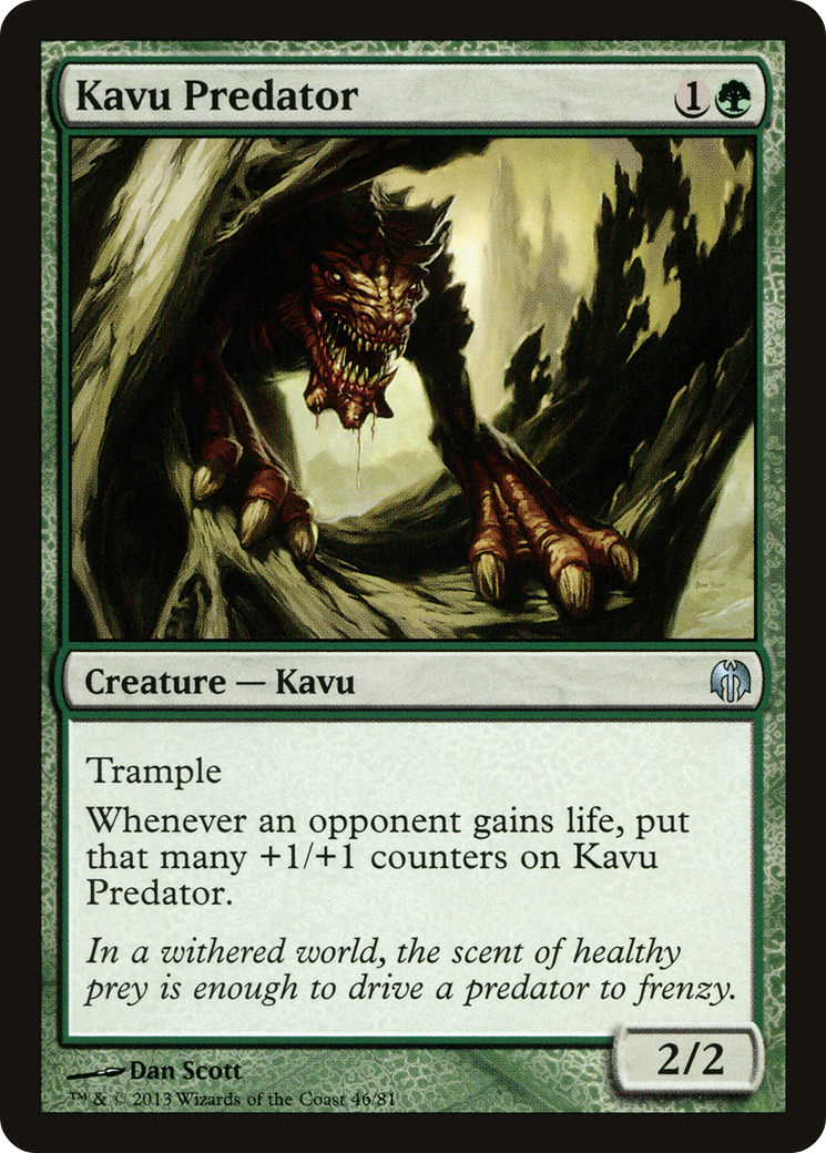 Kavu Predator [Duel Decks: Heroes vs. Monsters] | Silver Goblin