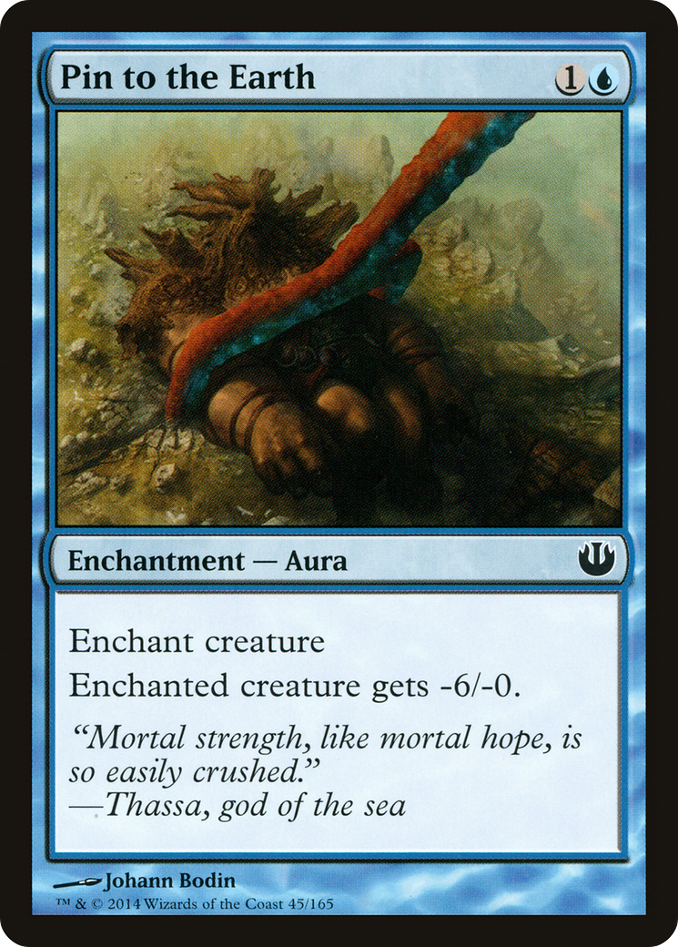 Pin to the Earth (045) Foil - Journey into Nyx