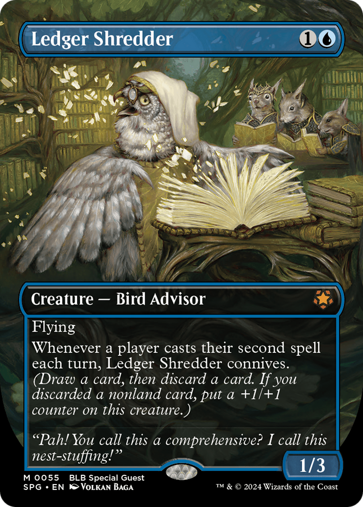 Ledger Shredder (Borderless) (055) Foil - Special Guests