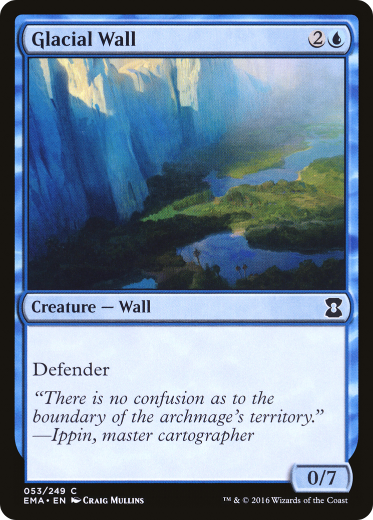 Glacial Wall (053) Foil - Eternal Masters