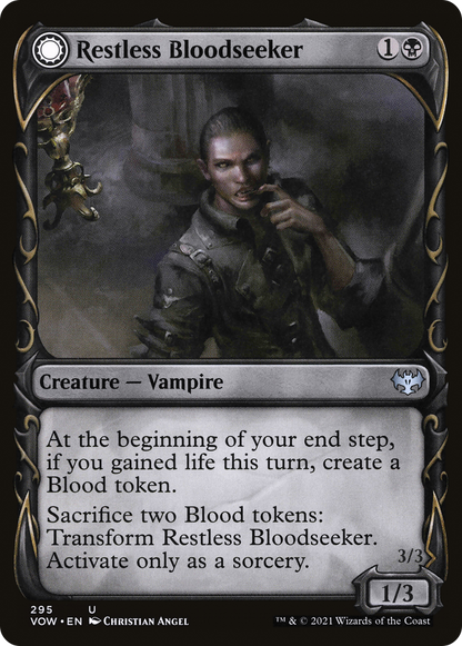 Restless Bloodseeker (Showcase) (295) - Innistrad: Crimson Vow