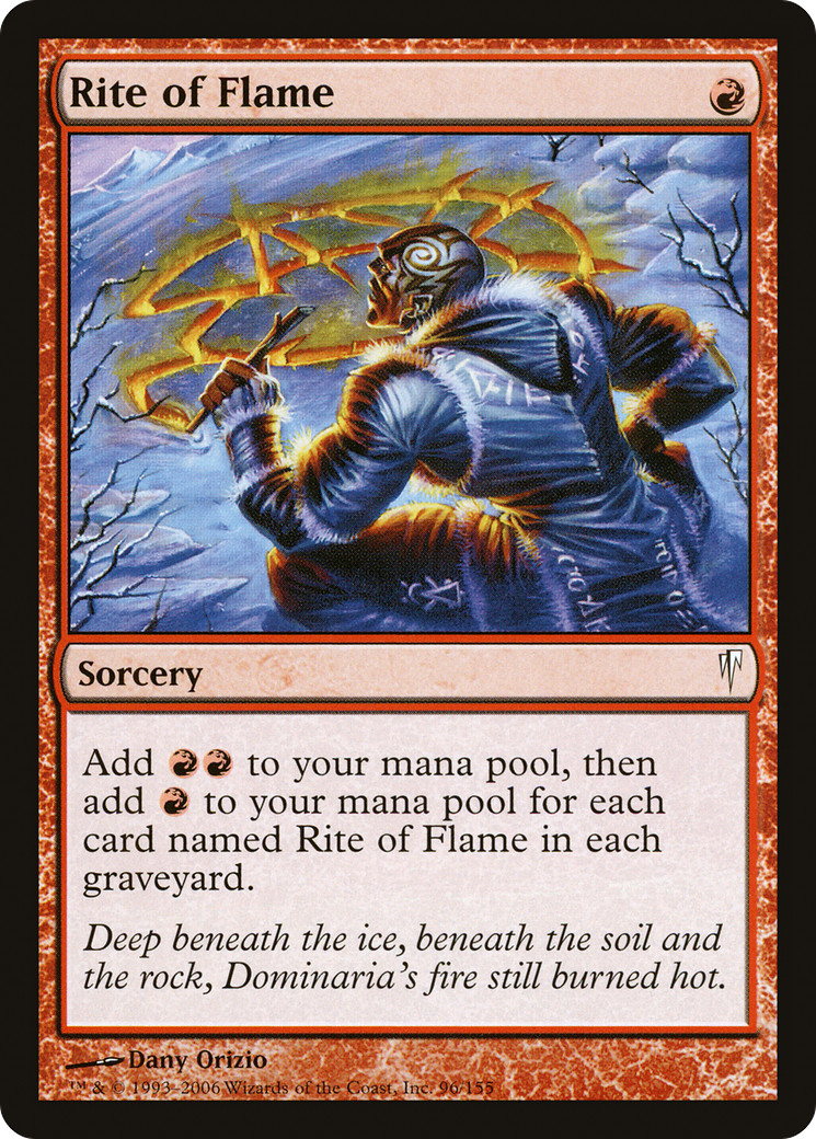Rite of Flame [Coldsnap] Foil