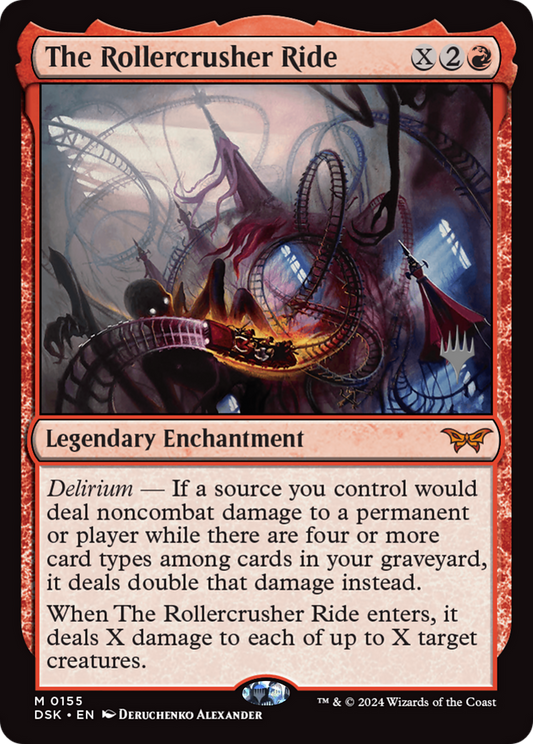 The Rollercrusher Ride (0155) [Duskmourn: House of Horror Promos] Foil