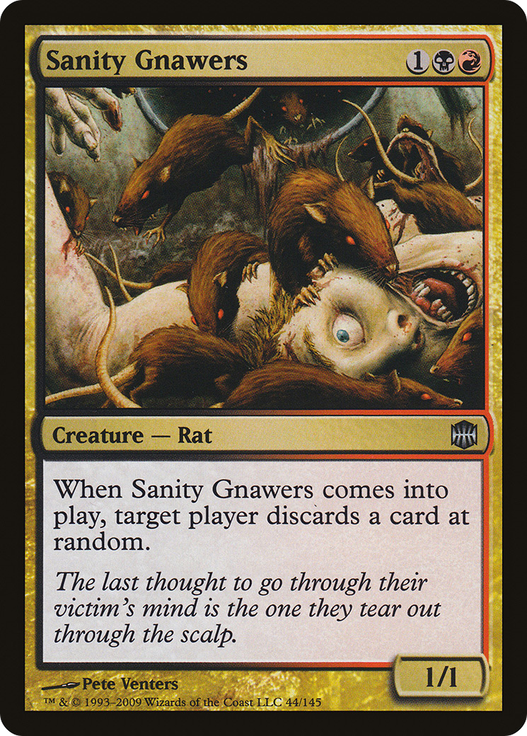 Sanity Gnawers (044) Foil - Alara Reborn