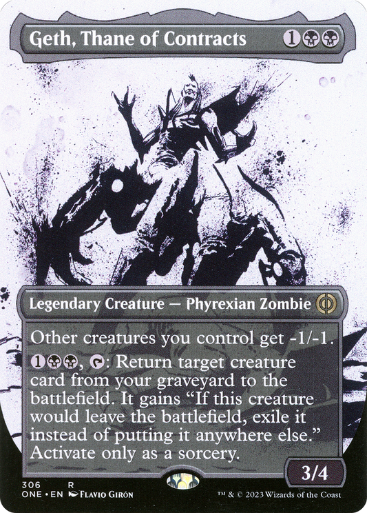 Geth, Thane of Contracts (Showcase) (306) - Phyrexia: All Will Be One