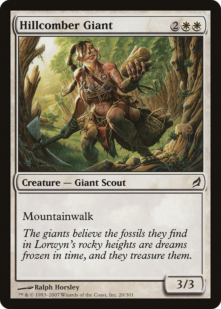Hillcomber Giant (020) Foil - Lorwyn