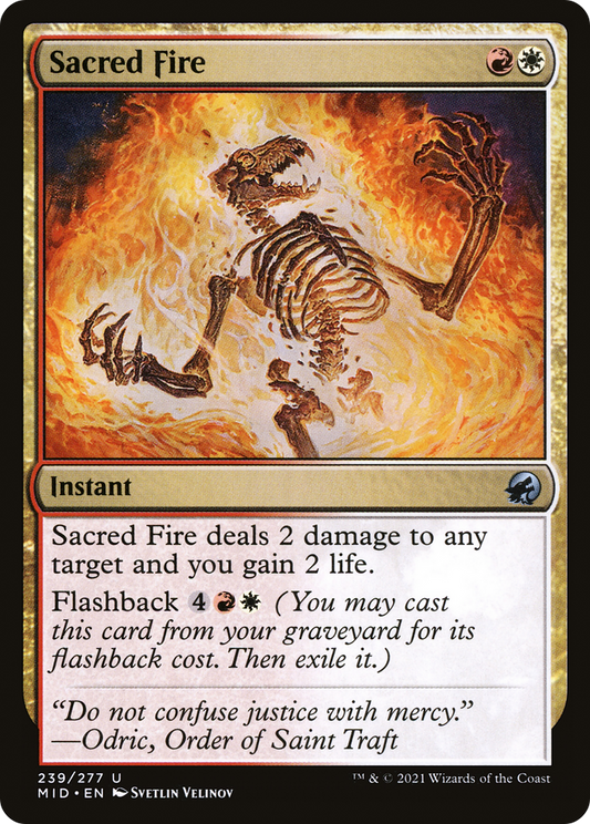 Sacred Fire (239) - Innistrad: Midnight Hunt