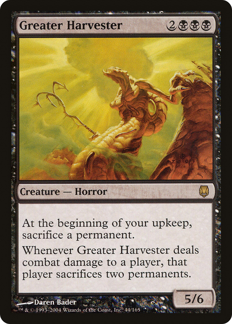 Greater Harvester (044) Foil - Darksteel