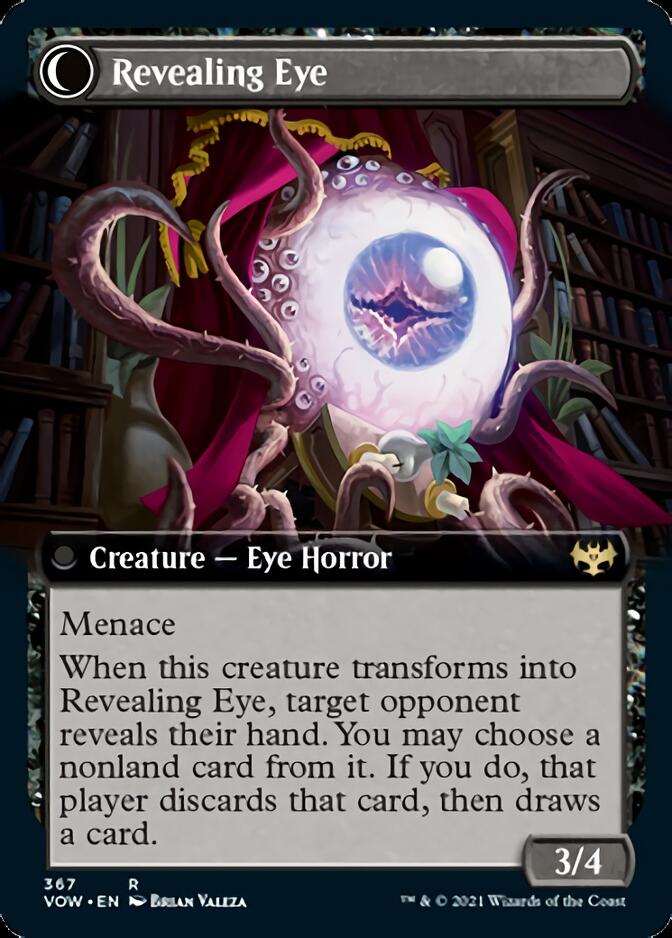 Concealing Curtains // Revealing Eye (Extended Art) (367) Foil - Innistrad: Crimson Vow