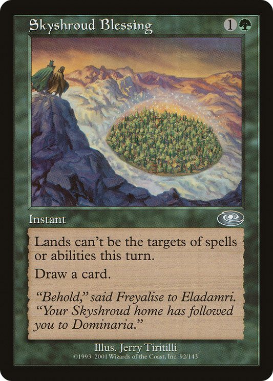 Skyshroud Blessing [Planeshift] Foil