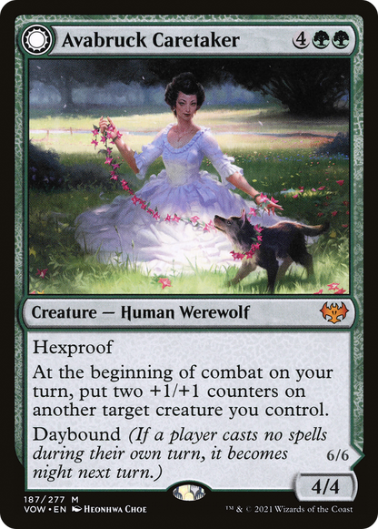 Avabruck Caretaker // Hollowhenge Huntmaster (187) - Innistrad: Crimson Vow