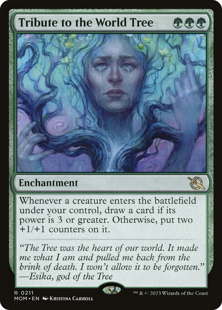 Tribute to the World Tree (211) Foil - March of the Machine