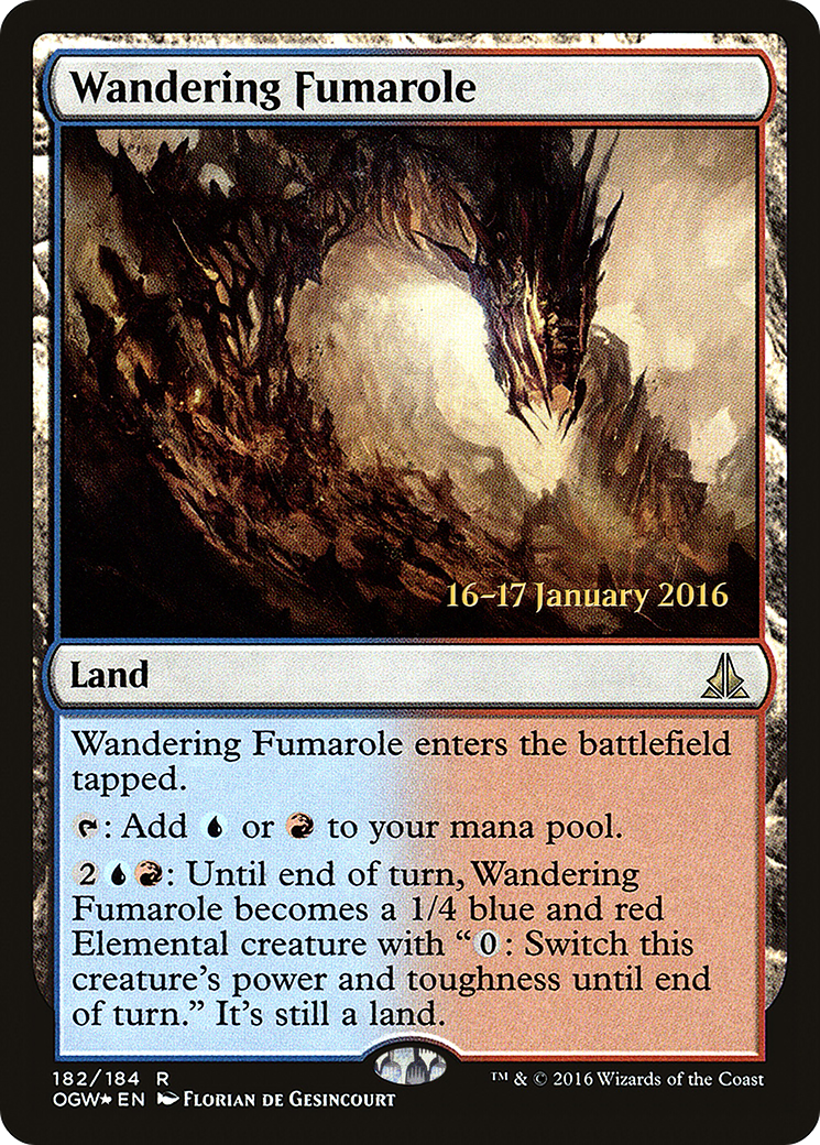 Wandering Fumarole (182s) Foil - Oath of the Gatewatch Promos
