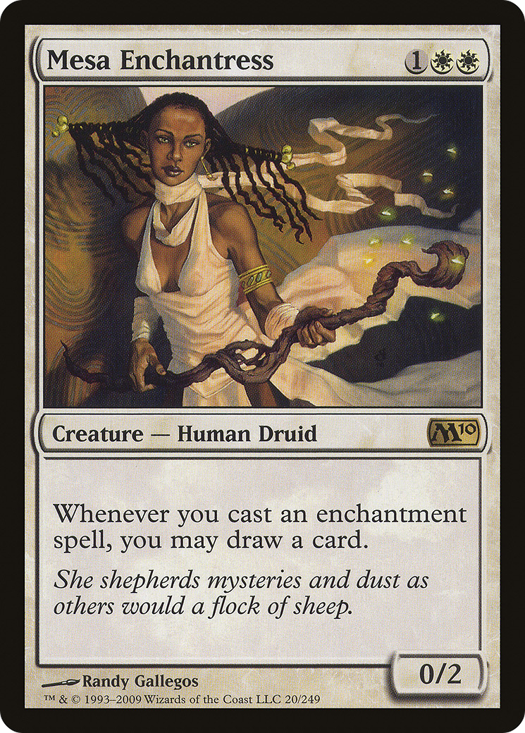 Mesa Enchantress (020) Foil - Magic 2010