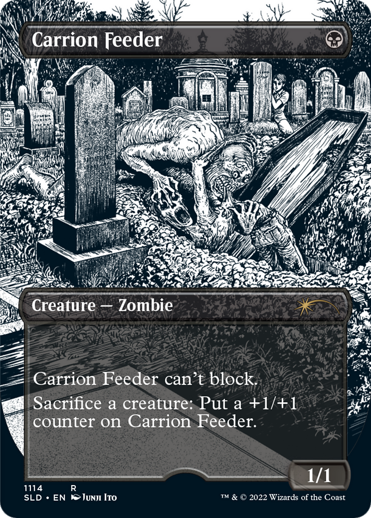 Carrion Feeder (Japanese Borderless Etched Foil) - Secret Lair Drop