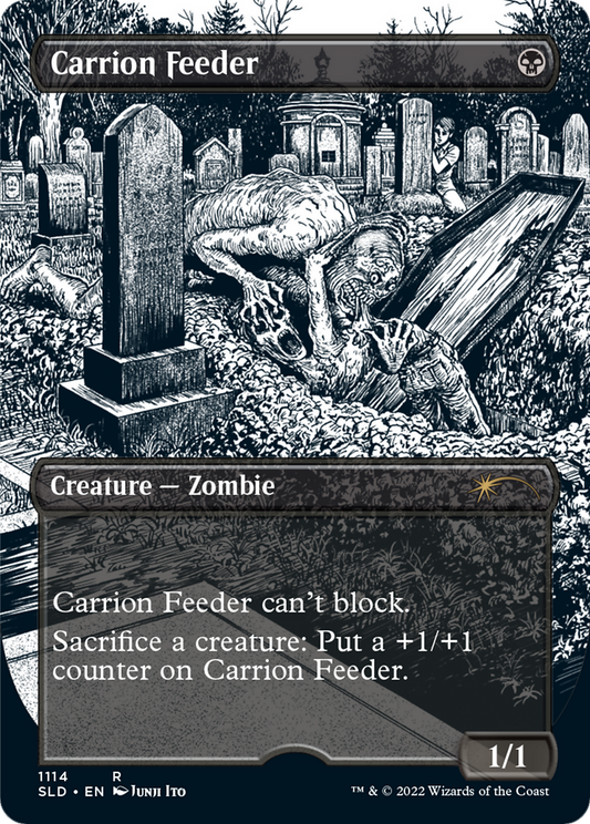 Carrion Feeder (Japanese Borderless Etched Foil) - Secret Lair Drop