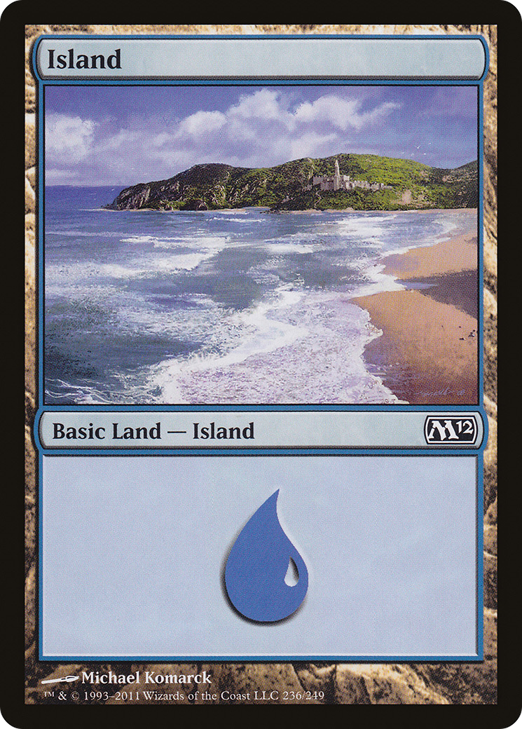 Island (236) [Magic 2012] Foil
