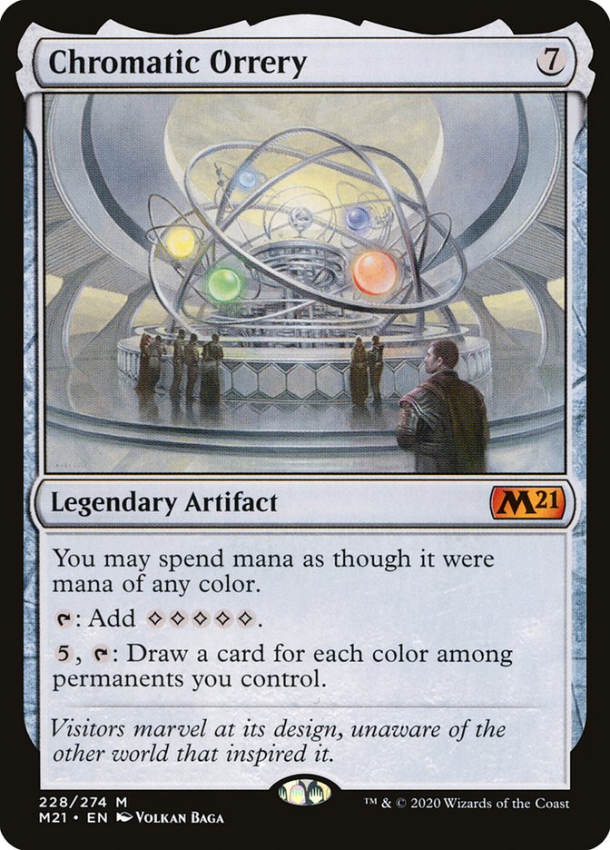 Chromatic Orrery [Core Set 2021] | Silver Goblin