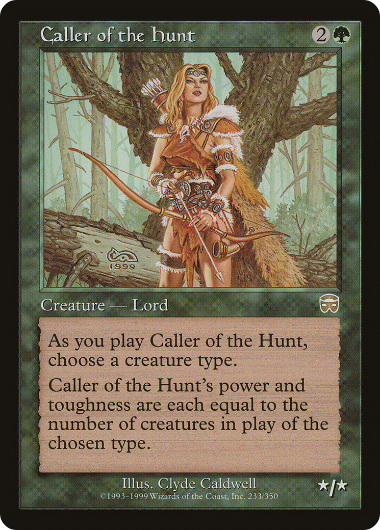 Caller of the Hunt [Mercadian Masques] Foil