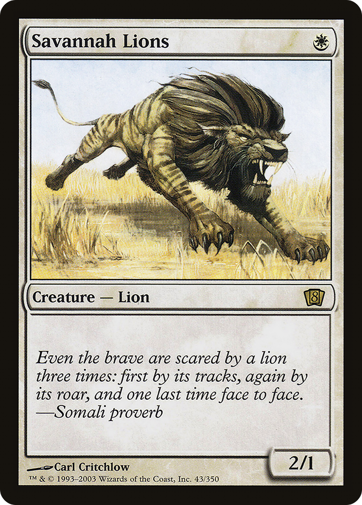 Savannah Lions (043) Foil - Eighth Edition