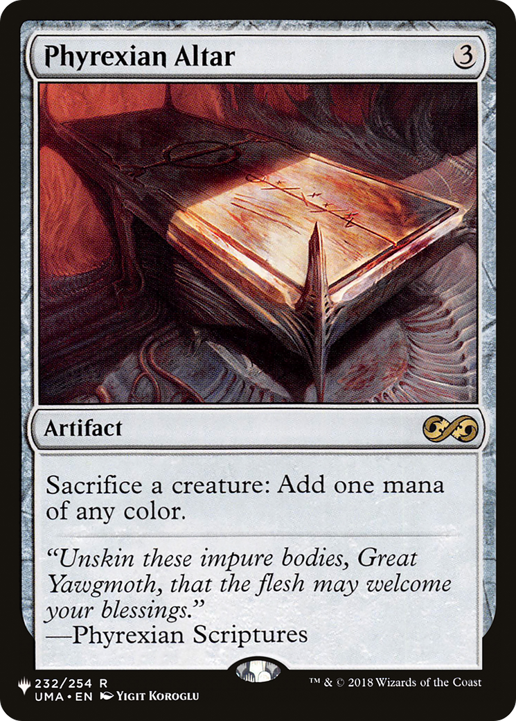 Phyrexian Altar (232/254) - The List