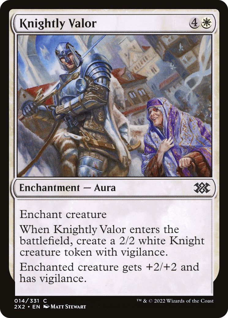 Knightly Valor (014) - Double Masters 2022