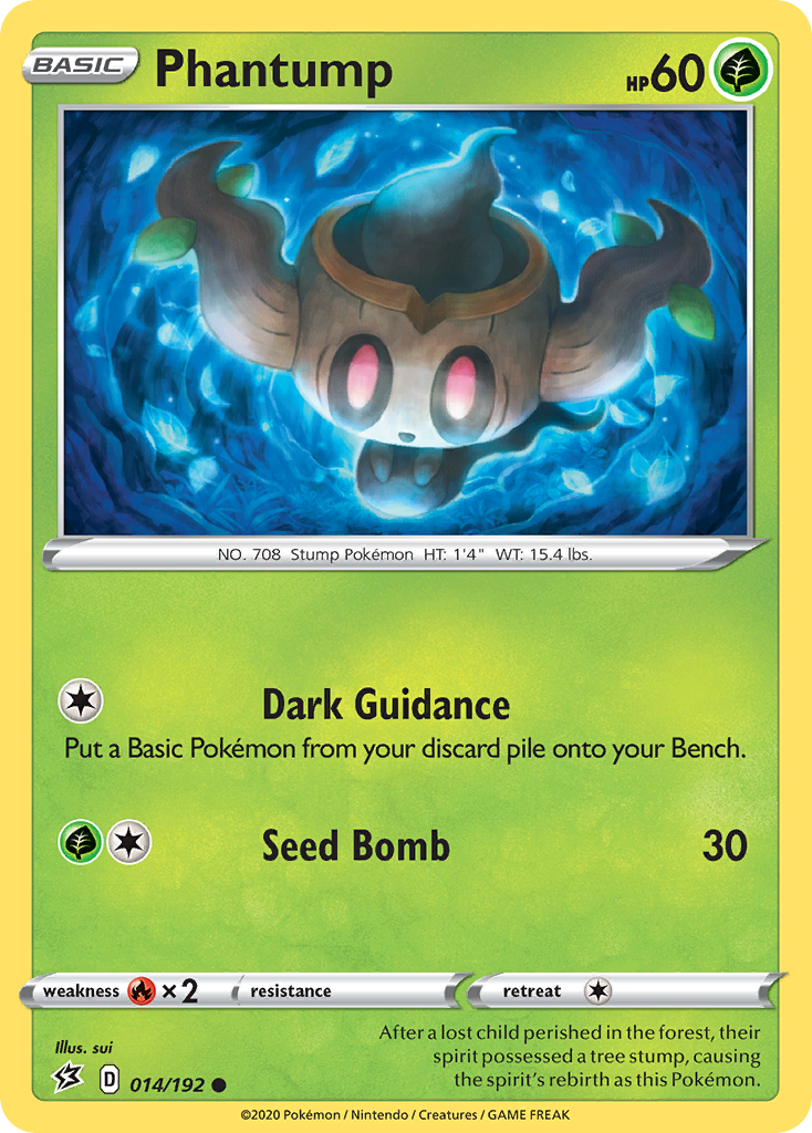 Phantump (014/192) [Sword & Shield: Rebel Clash] | Silver Goblin