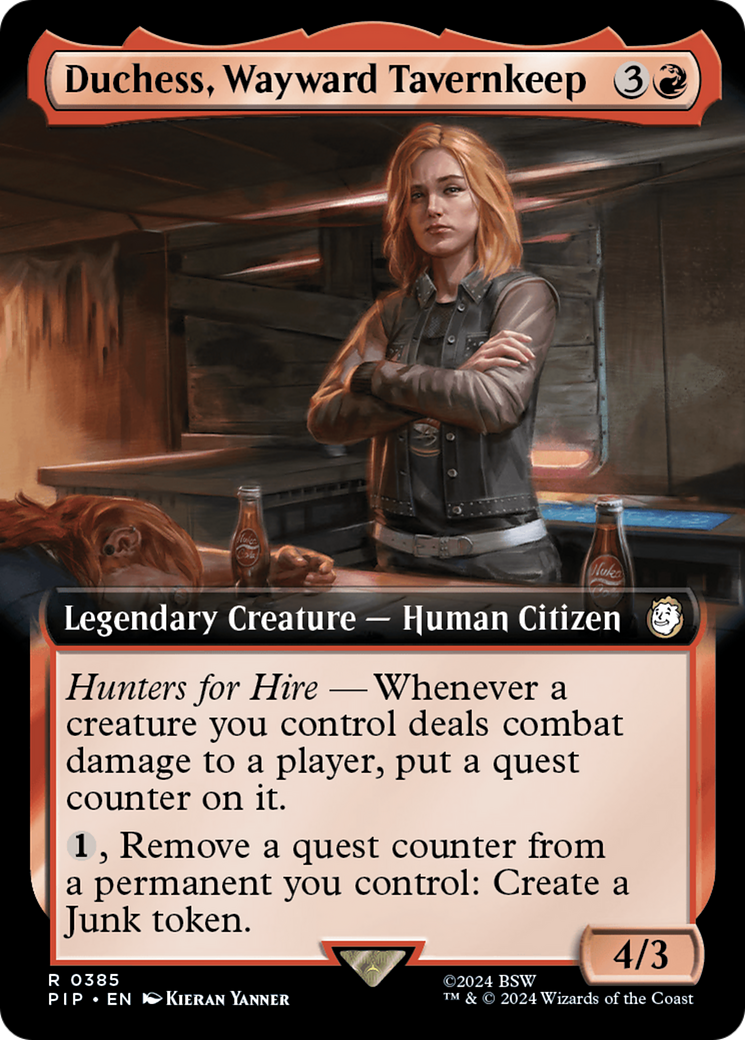 Duchess, Wayward Tavernkeep (Extended Art) [Fallout] | Silver Goblin