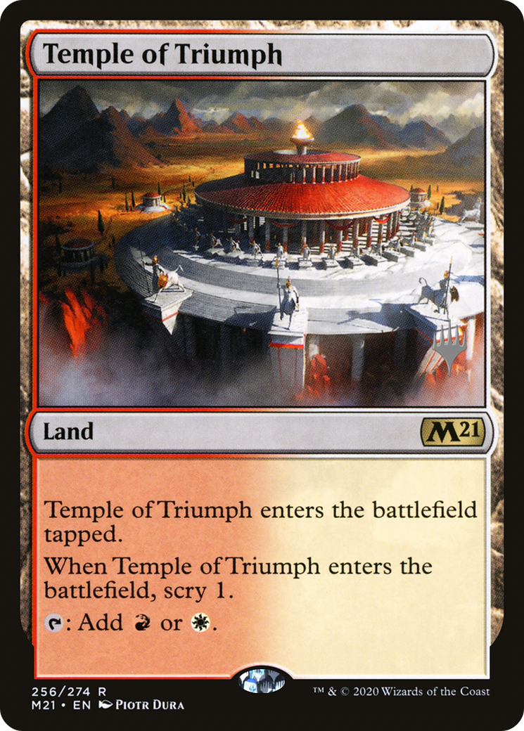 Temple of Triumph (256p) - Core Set 2021 Promos