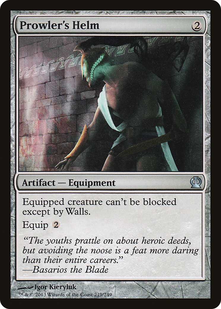 Prowler's Helm (219) Foil - Theros