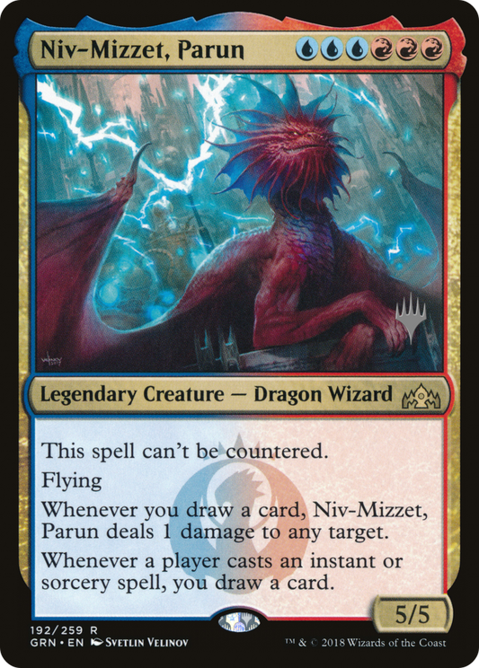 Niv-Mizzet, Parun (Promo Pack) [Guilds of Ravnica Promos] Foil