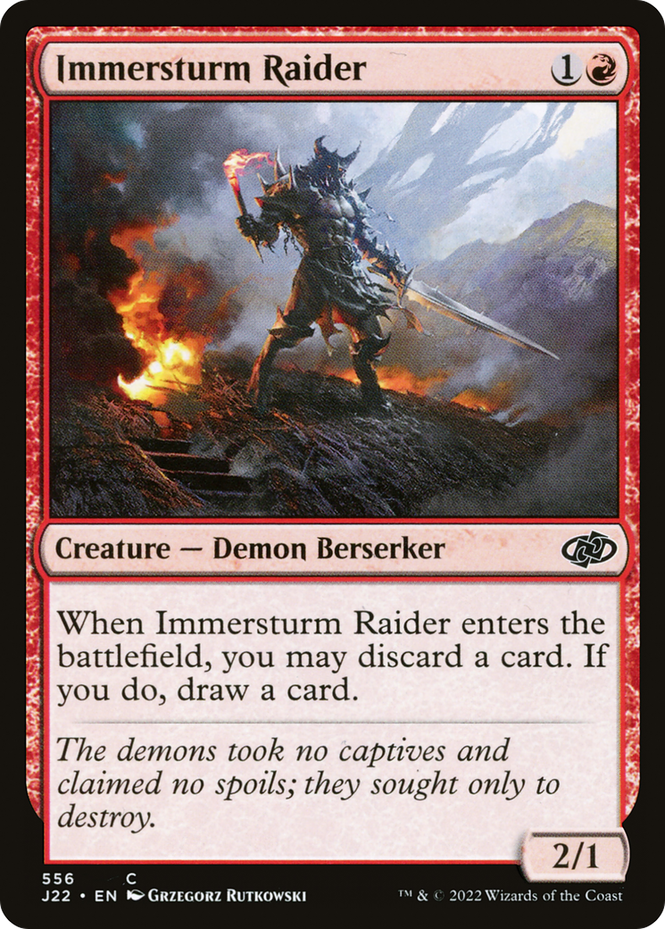 Immersturm Raider (556) - Jumpstart 2022
