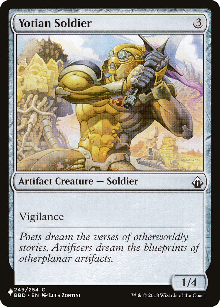 Yotian Soldier (BBD-249) - The List