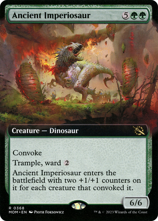 Ancient Imperiosaur (Extended Art) (368) Foil - March of the Machine