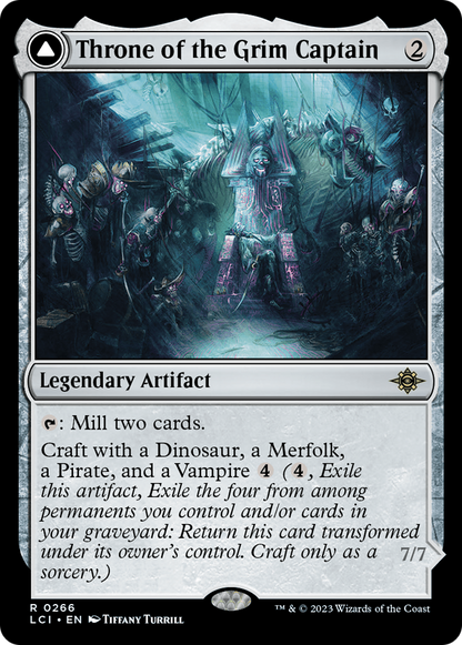 Throne of the Grim Captain (266) Foil - The Lost Caverns of Ixalan
