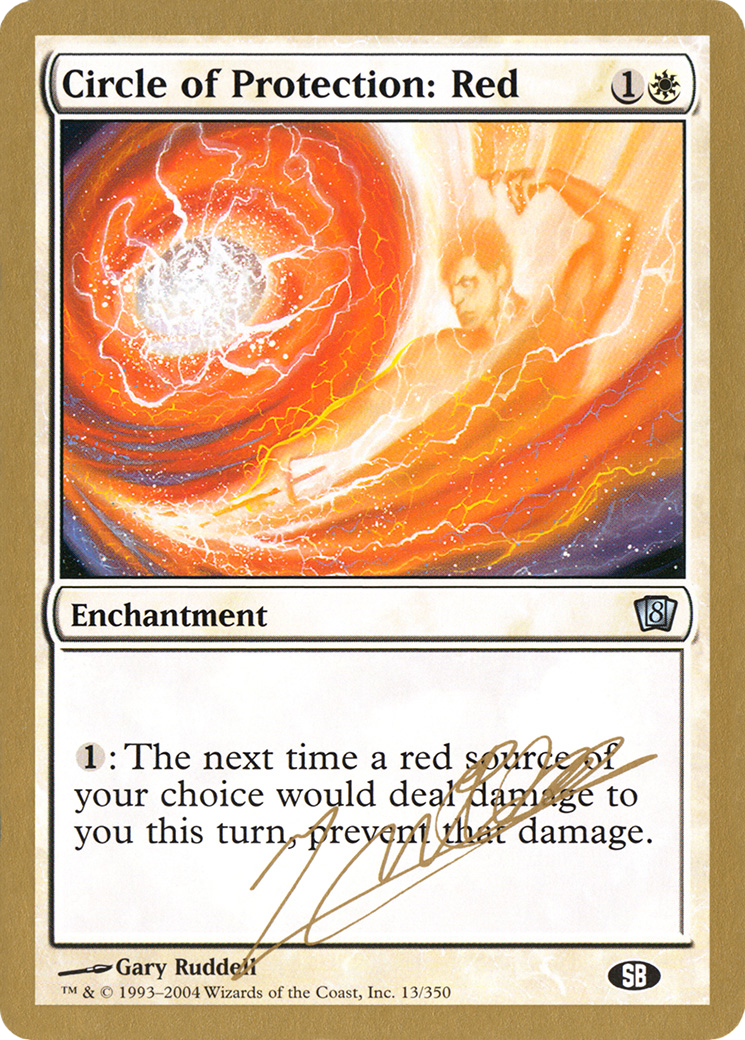 Circle of Protection: Red (jn13sb) - World Championship Decks 2004