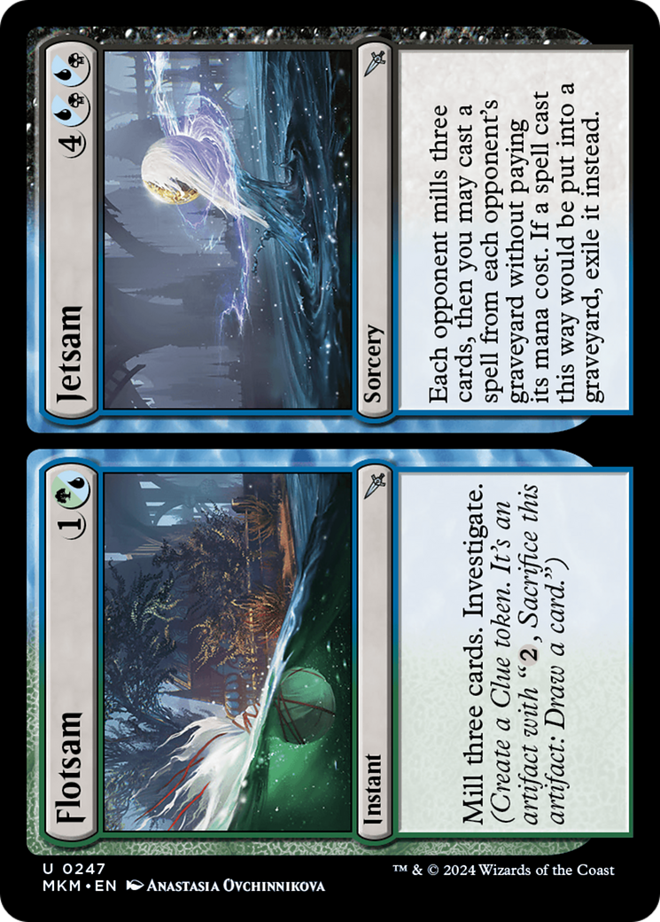 Flotsam // Jetsam (247) Foil - Murders at Karlov Manor