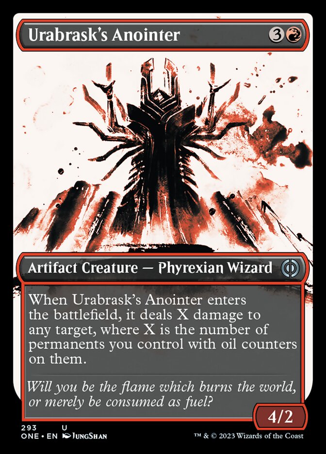 Urabrask's Anointer (Showcase Ichor) [Phyrexia: All Will Be One] | Silver Goblin