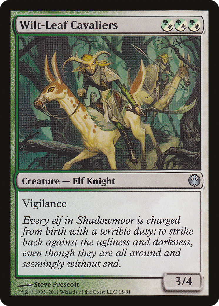Wilt-Leaf Cavaliers (015) - Duel Decks: Knights vs. Dragons