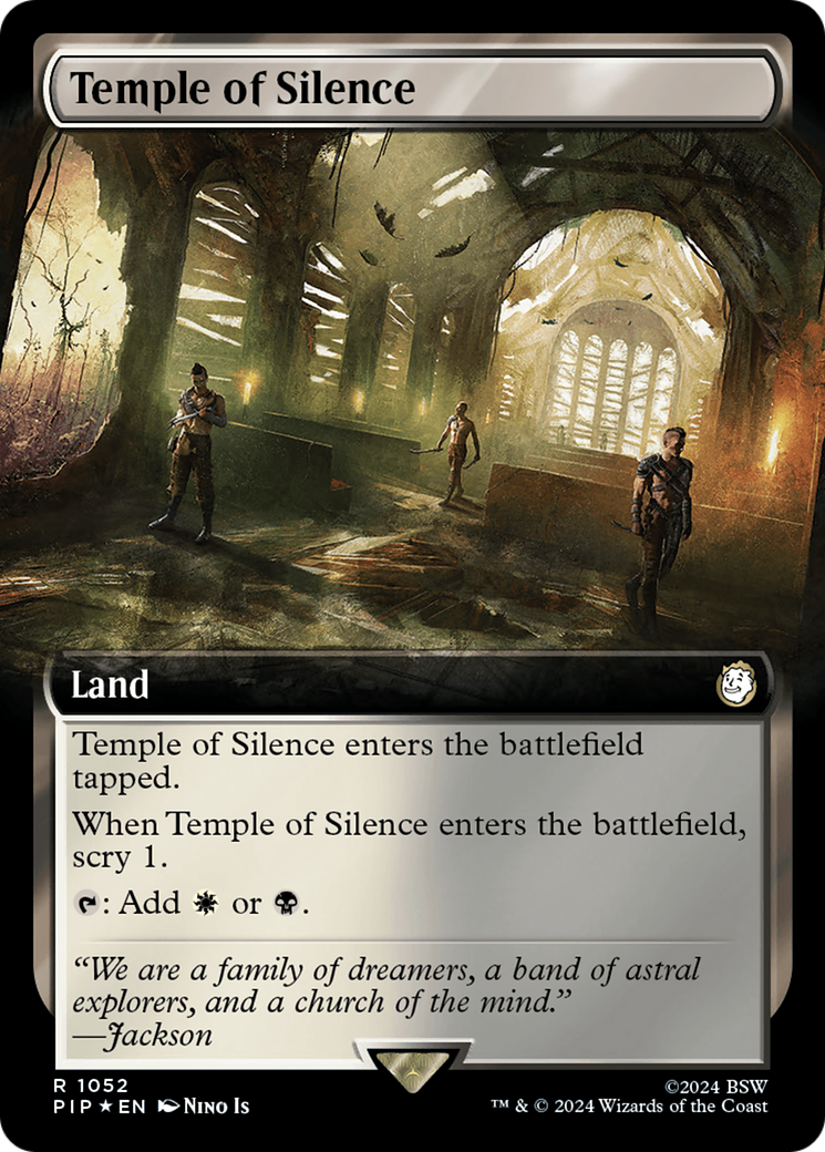 Temple of Silence (Extended Art) (Surge Foil) (Extended Art) (1052) Foil - Fallout