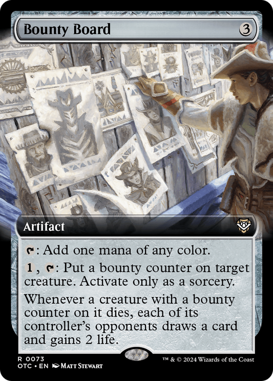 Bounty Board (Extended Art) (073) - Outlaws of Thunder Junction Commander