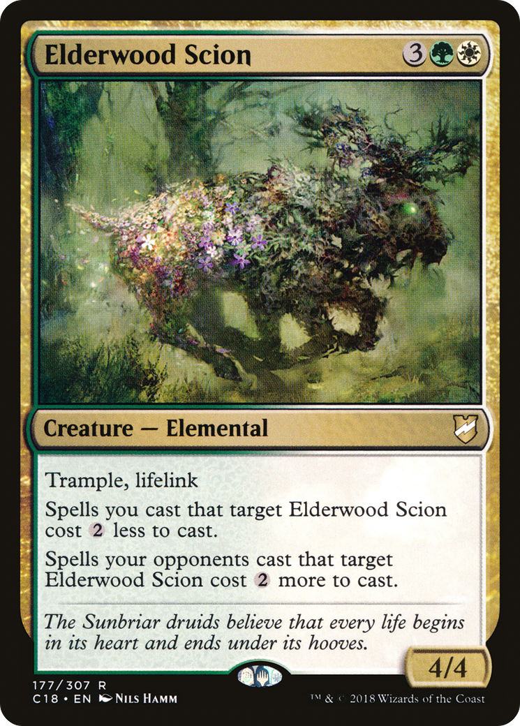 Elderwood Scion (177) - Commander 2018