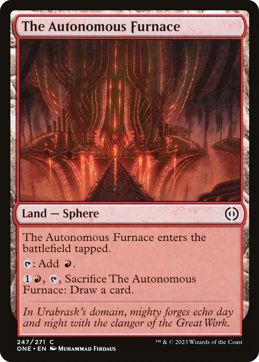 The Autonomous Furnace [Phyrexia: All Will Be One] Foil