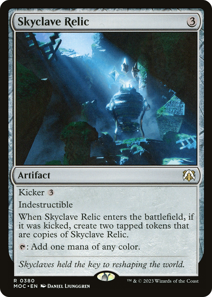 Skyclave Relic [March of the Machine Commander] | Silver Goblin