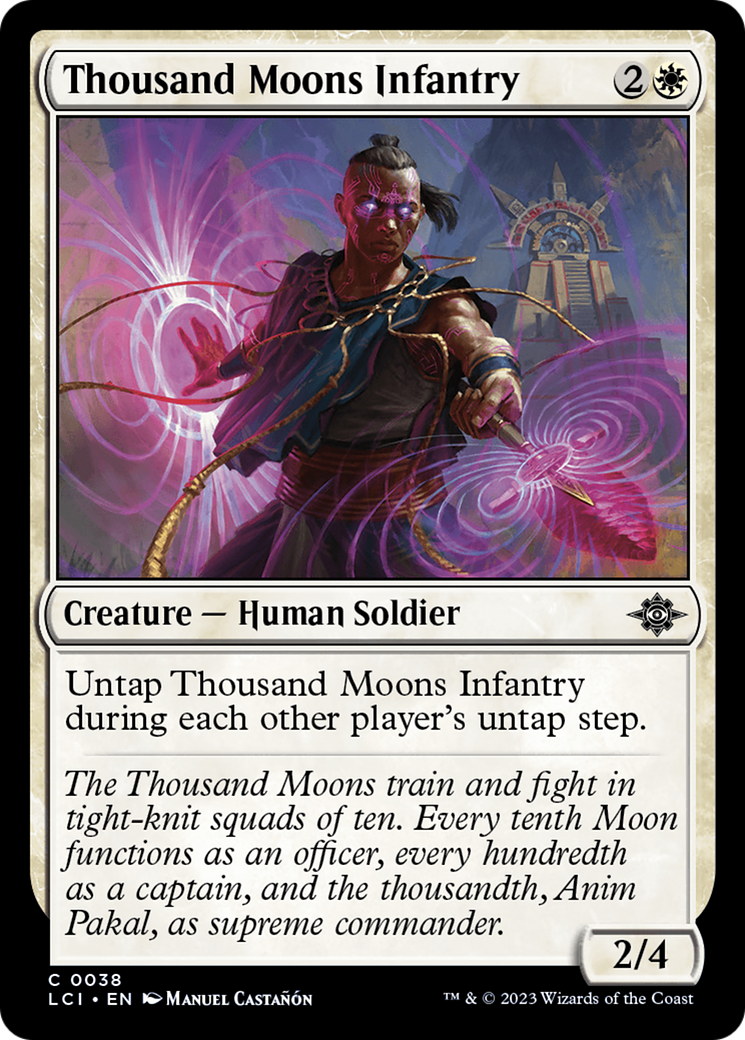Thousand Moons Infantry (038) Foil - The Lost Caverns of Ixalan