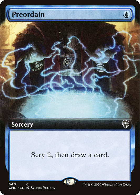 Preordain (Extended Art) (640) - Commander Legends