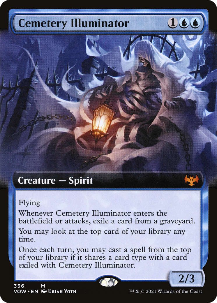 Cemetery Illuminator (Extended Art) [Innistrad: Crimson Vow] Foil